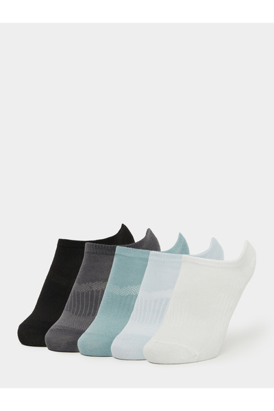 Styli Set of 5 - Solid Breathable Ankle Socks