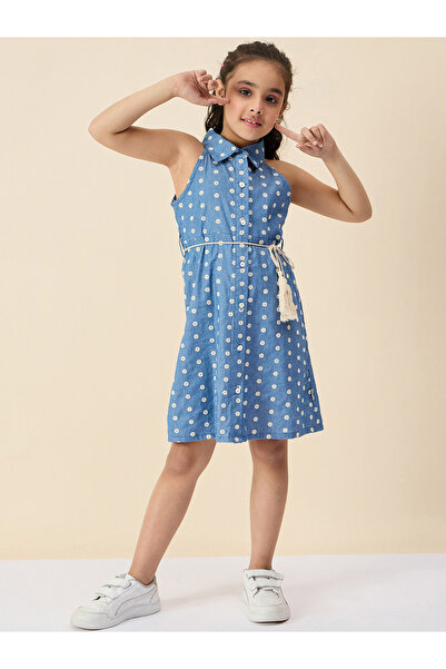 Stylo Bug By Styli Flower Embroidery Shirt Dress