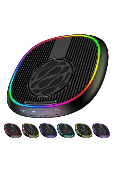 Elindor Jiggler Mouse for simulating mouse movement, Ultra Slim, silent, with timer, Black
