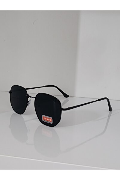 Ayel aksesuar Pentagonal SUNGLASSES BLACK