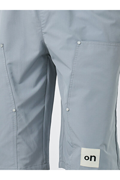 Styli Men Grey Oversized Shorts with Badge Detail