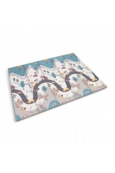 NUKIDO Double-sided, foldable children's play mat, made of odorless XPE foam, in cardboard box