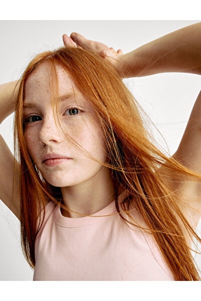 Marks & Spencer Pamuk Karışımlı Ribanalı Kolsuz Elbise (2–16 Yaş)