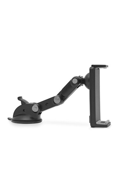 Dali Suport auto 360 pentru telefon, montare pe bord cu ventuza, brat rabatabil in 3 puncte, plastic, Neg