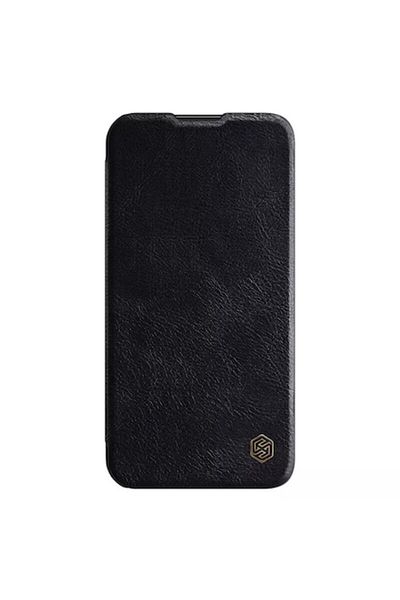 Dali Husă de protecție cu clapă pentru Samsung Galaxy A54, Qin Leather Pro, neagră