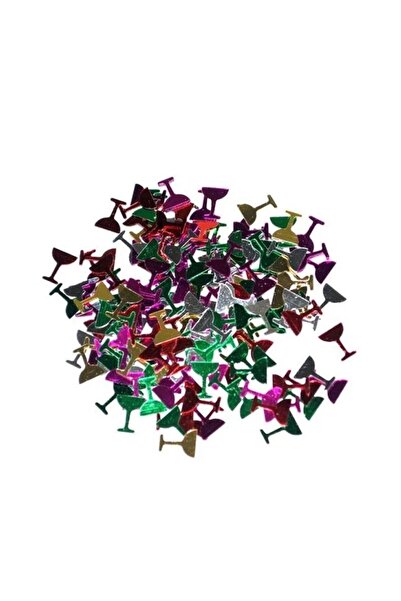 PROCART Κονφετί για διακόσμηση τραπεζιού, σε σχήμα γυαλιού, πολύχρωμα, 26 γρα...