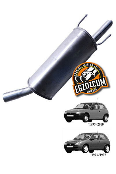 EGZOZCUM Opel Corsa b orta ve arka susturucu egzoz eksoz takımı