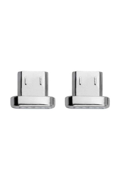 Dali Adaptor compatible with Gravity Cord, Micro-USB and USB Type-C, magnetic, Silver