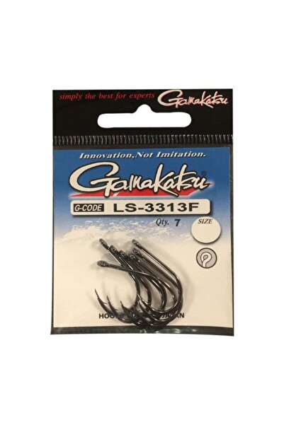 Gamakatsu LS-3313F Siyah NO:1/0 Olta İğnesi 7Adt