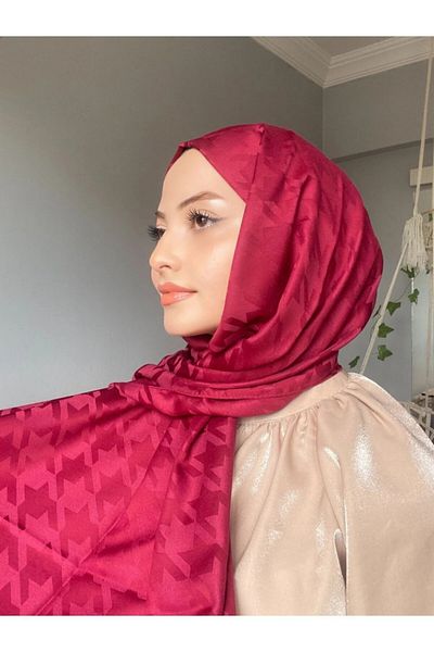 Mira İpek Şal Jacquard cu model de picături