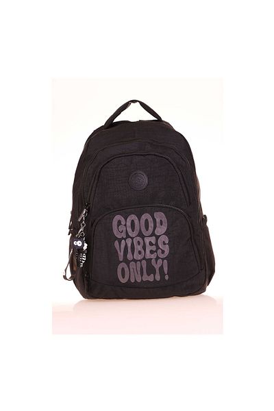 KAUKKO Rucsac Crazy Negru K1677