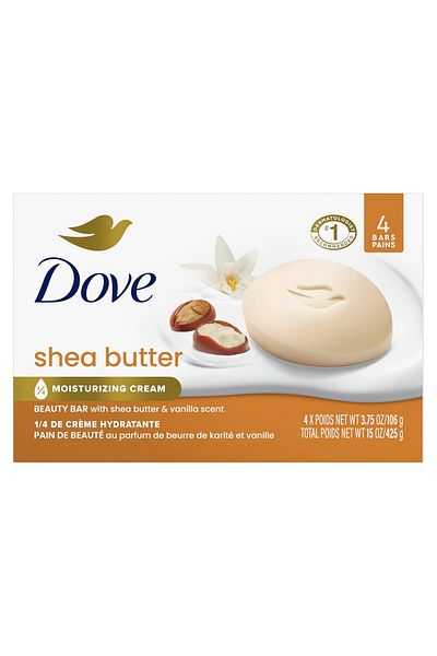 Dove 4 X Beauty solid soap with shea butter