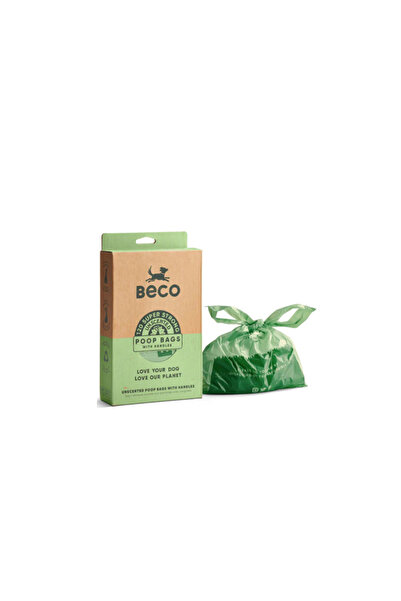 Beco Pets أكياس براز غير معطرة بمقبض، 120 قطعة