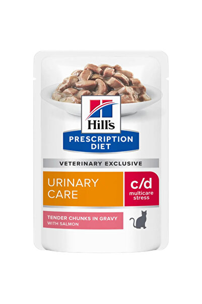 Hill's Hills Urinary Care c/d Multicare Stress Somonlu Kedi Konservesi 85 gr ...