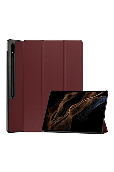 Dali Protective Case Flip Cover Compatible with Samsung Galaxy Tab S8 Ultra / S9 Ultra, FoldPro, Leat