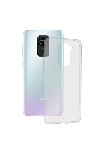 Dali Protective Case Compatible with Xiaomi Redmi Note 9/Redmi 10X 4G, Clear Silicone, Transparent