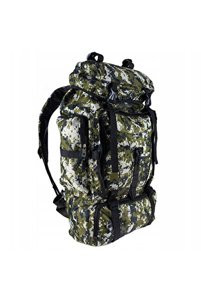 OEM Military hiking backpack, 6 compartments, 70 liters, 65x18x35cm, green