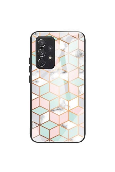 Dali Protective Case Compatible with Samsung Galaxy A52 4G/5G/A52S, Marble Style O, TPU, Multicolor