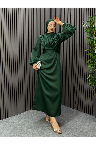 ENSA TESETTUR Degaje Evening Dress Emerald