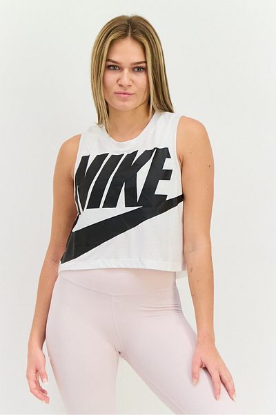 Nike Women Sportswear Fit Sleeveless Outdoor Tank Top, White
