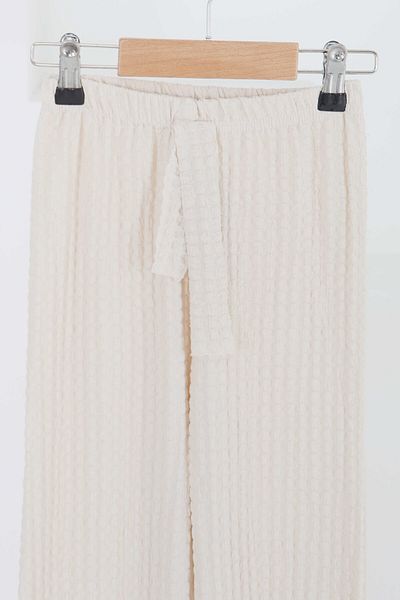 TOFİSA Girl's Stone Elastic Waist Trousers - 27447