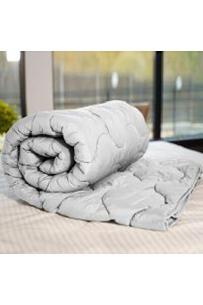 Ralex Pilota lana damasc policoton matlasata 140 x 210 cm, Pucioasa, Gri