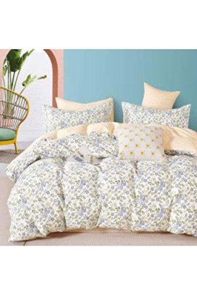 Ralex Double Bed Linen Percalle Printed 100% Cotton 4 Pieces - Pucioasa