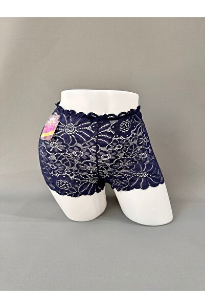Papatya Comfortable and Stylish Boxer with Transparent Floral Lace Fabric and...