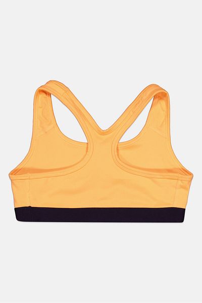 Nike Kids Girl Sportswear Fit Brand Logo Training Bra, Orange