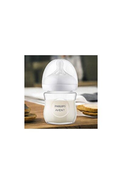 Philips Avent Μπιμπερό, Philips Avent, Response, Γυαλί, 0 μηνών+, 120 ml, Χωρίς BPA, Αντικολικό, Λευκό