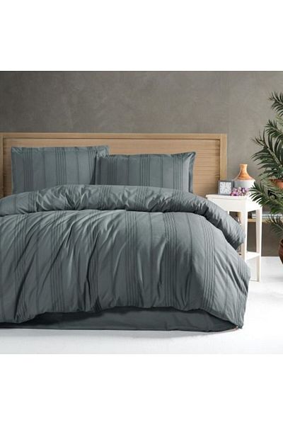 Clasy Lenjerie de pat dublă din bumbac Ranforce Boutique 4 piese, cearșaf 240 x 260 cm, pilota 200 x 220 cm, 2 pile