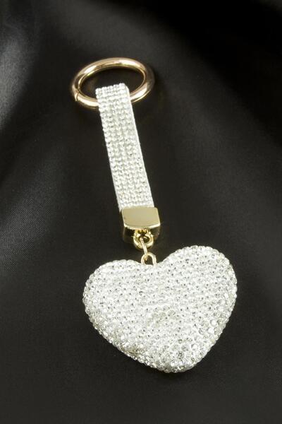 feryal إكسسوار حقيبة القلب وسلسلة المفاتيح