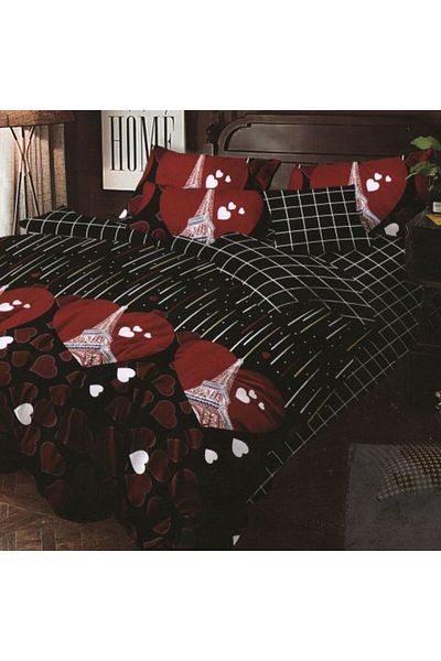 Ralex Economic package double bed linen Finet 6 pieces + 2 quilted pillows 50 x 70 cm + quilt 200 x 215 cm