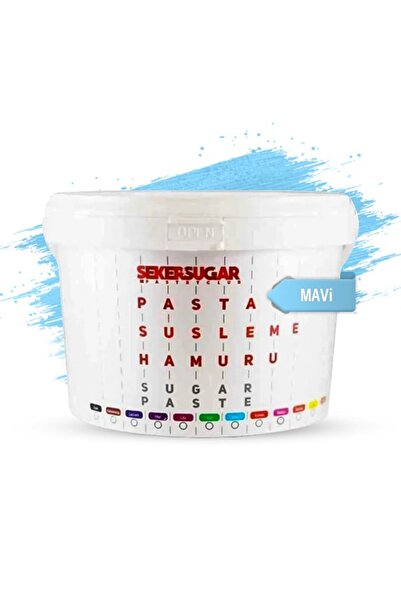 ŞEKER & SUGAR ŞEKER HAMURU 2,5 KG MAVİ