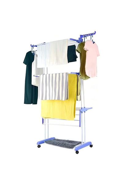 ElastiX Uscător vertical pentru haine, suport elastic pentru uscător