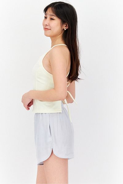 Nike Women Sportswear Fit Sleeveless Training Top, Beige