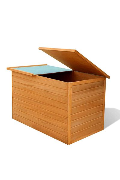 vidaxl Garden Storage Box 126x72x72 cm Wood