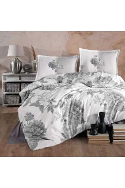 Ralex Double Bed Linen 100% Cotton Ranforce 4 Pieces Extra Large, Sheet 240 x 260 cm, Duvet Cover 200 x 22