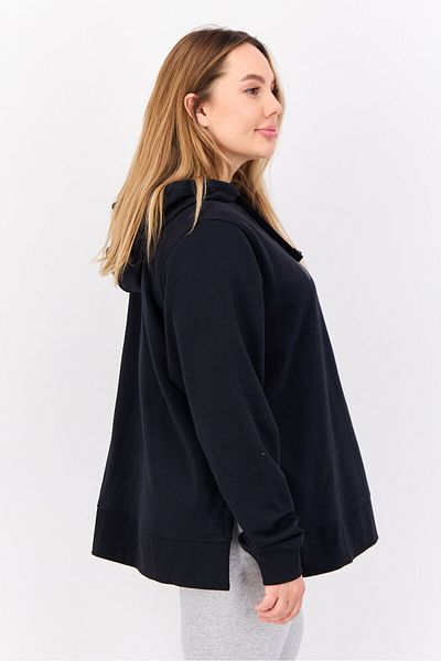 Nike Women Sportswear Fit Long Sleeve Outdoor Sweatshirt, Black