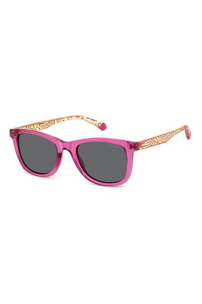 Polaroid Ochelari de soare polarizați pentru femei PLD 8060/S MU1/M9, plastic, roz, 46 mm