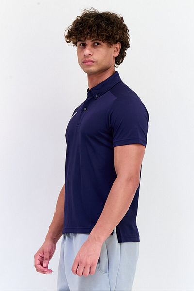 Asics Men Sportswear Fit Short Sleeve Outdoor Polo Shirt, Navy