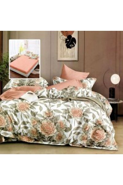 Ralex Economic Bedding Package Double Bed Finet 6 Pieces with Mattress Cover + 2 Quilted Pillows 50 x 70 c