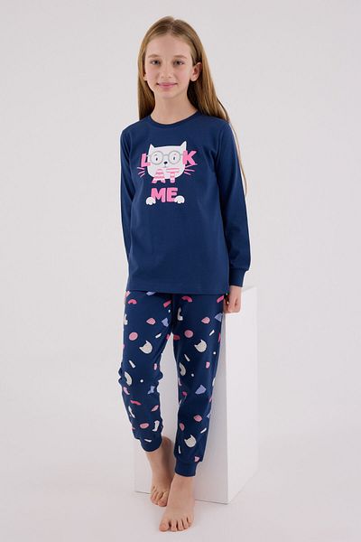Rolypoly Girl's Blue Pajama Set