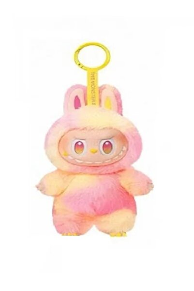rexa لعبة لابوبو المحشوة بوجه من الفينيل - سلسلة مفاتيح قابلة للتجميع