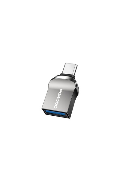 porodo كابل محول USB A إلى Type-C بطول 0.12 متر