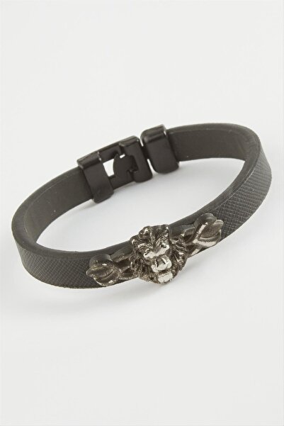 ZERO LAND سوار من الجلد الصناعي عالي الجودة من SEPETIM Aslan - أسود