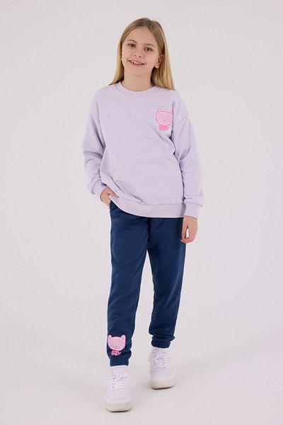 Rolypoly Girl's Purple Tracksuit Set