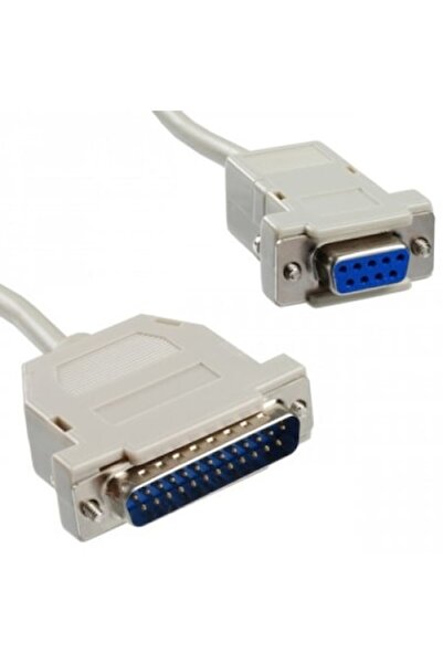 Assmann Cablu prelungitor LPT DSUB25 M (ștecăr)/DSUB25 F (mufă) 2m bej