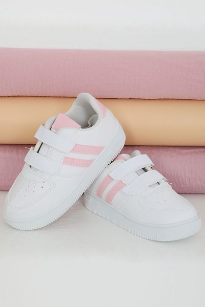 TOFİSA Women's White Pink Air Kids Sports Shoes - 27479