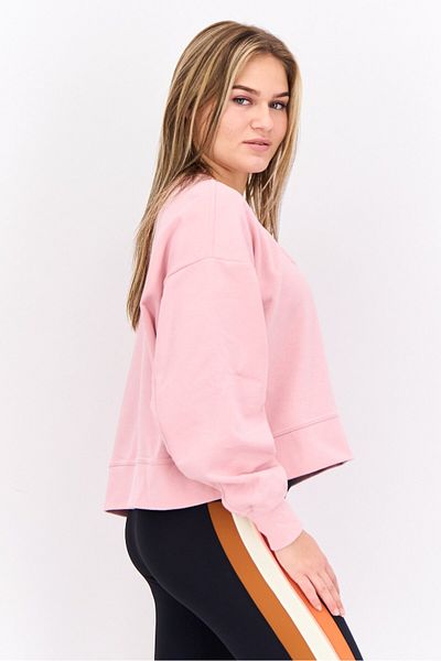 Nike Women Sportswear Fit Long Sleeves Training Sweatshirt, Pink